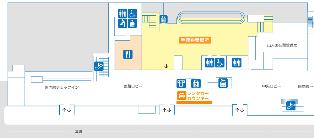 富山空港フロアマップ